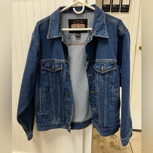 Men’s Medium Blue Jean Jacket Guide Gear